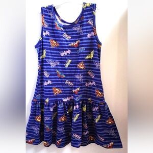 DC Comics Blue Superhero Themed Dress
